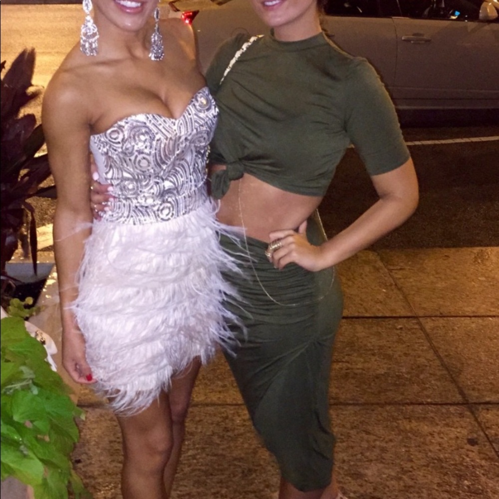 Feather dress